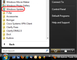 Hình minh họa Hướng dẫn update cho Window 7