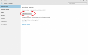 Hình minh họa Cách update cho window server 2012 – 2016, Windows 8, 8.1, window 10