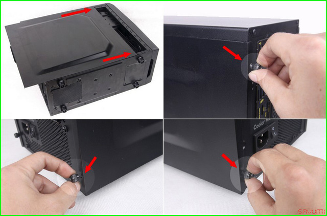 Hình minh họa Hướng dẫn mở thùng case máy tính