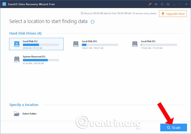 Hình minh họa Cách khôi phục dữ liệu bằng Easeus Data Recovery Wizard