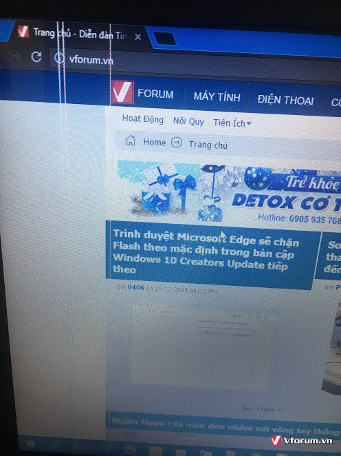 Hình minh họa Hướng dẫn sửa Laptop bị sọc màn hình