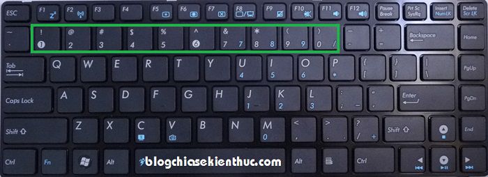 Hình minh họa Hướng dẫn sửa bàn phím Laptop gõ chữ hiện ra số