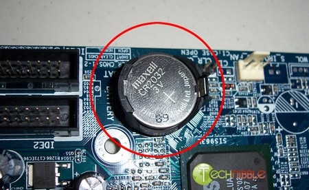 Hình minh họa Cách thay Pin Cmos trên máy tính