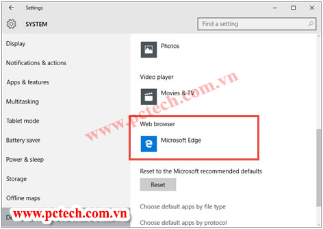 Hình minh họa Cách thay đổi trình duyệt mặc định trong Win 10