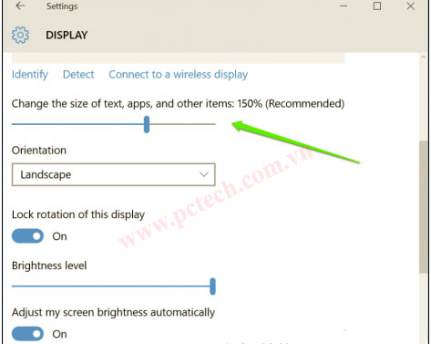 Hình minh họa Phóng to icon trên desktop win 10