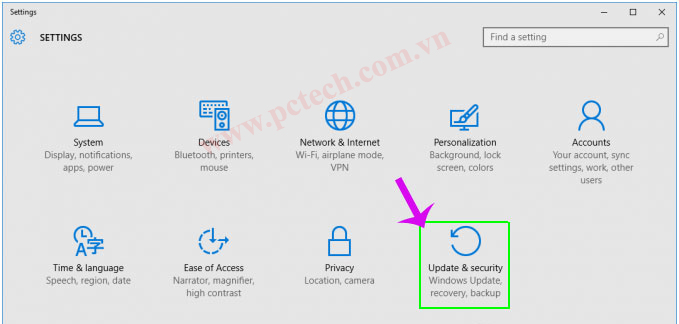 Hình minh họa Chức năng Reset của Win 10