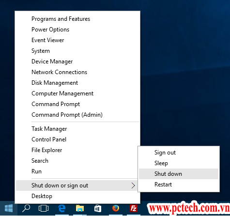 Hình minh họa Cách tắt máy tính trên Windows 10