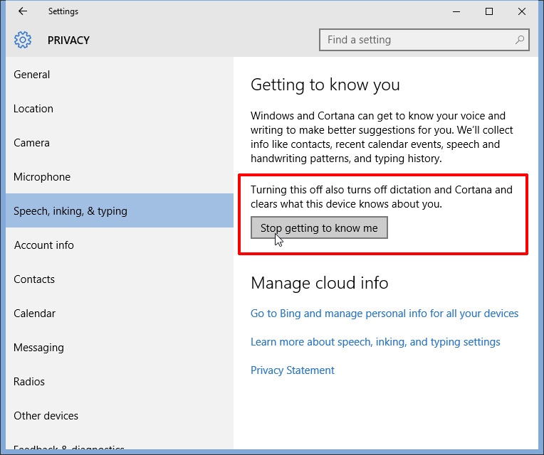 Hình minh họa Cách chặn Windows 10 thu thập thông tin người dùng