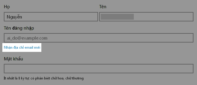 Hình minh họa Tạo tài tài khoản đăng ký HotMail, Outlook
