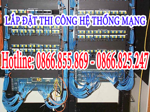 Hình minh họa Thi công hệ thống mạng máy tính