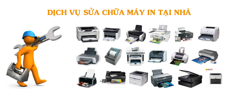 Hình minh họa MÁY IN BỊ SỌC