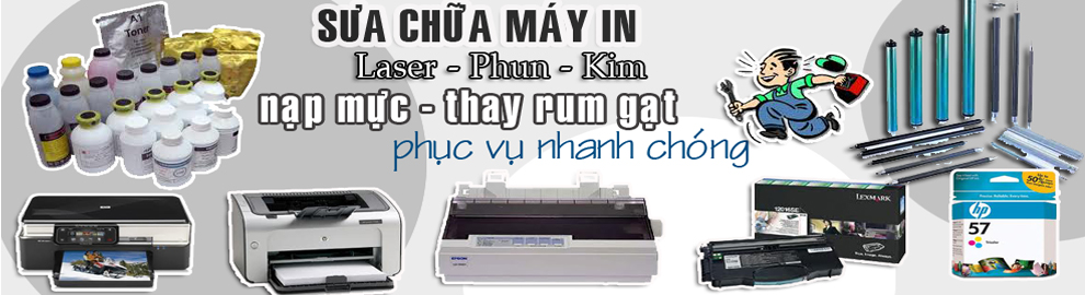 Hình minh họa MÁY IN BỊ CHẤM ĐEN