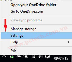 Hình minh họa Đổi tài khoản mặc định của Onedrive trên Windows 10