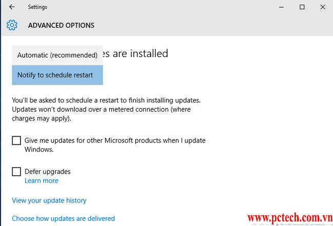 Hình minh họa Cách tắt Windows 10 tự động Update