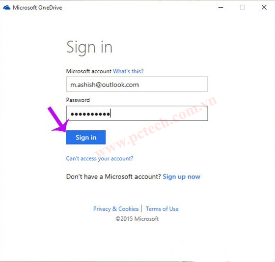 Hình minh họa Đổi tài khoản mặc định của Onedrive trên Windows 10