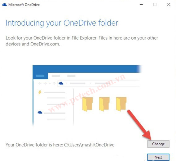 Hình minh họa Đổi tài khoản mặc định của Onedrive trên Windows 10