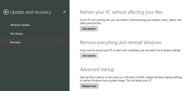 Hình minh họa 4 cách để Reset lại Windows về trạng thái ban đầu