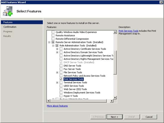Hình minh họa Cài đặt máy in server 2008