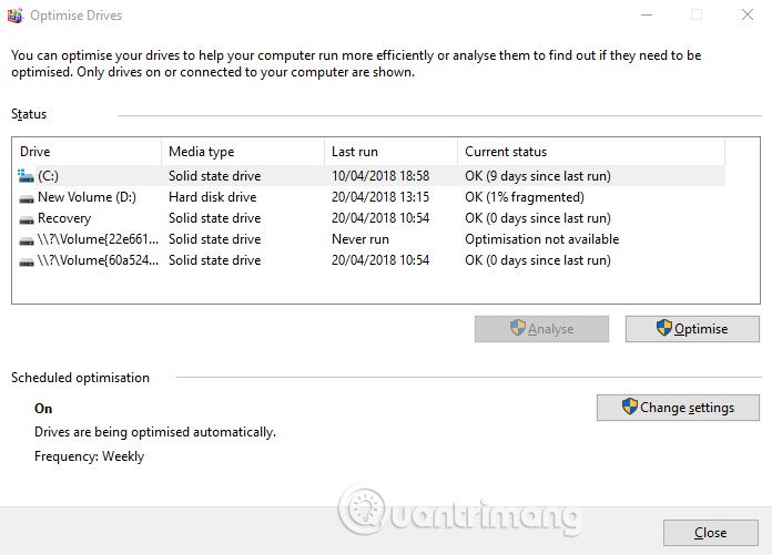 Hình minh họa Những việc nên làm khi sử dụng ổ cứng SSD trên Windows 10