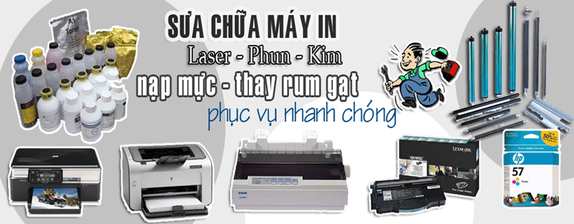 Đổ mực máy in gò vấp